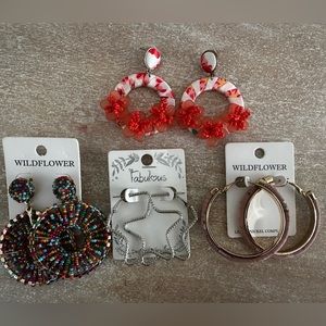 Earrings Bundle- 4x $25